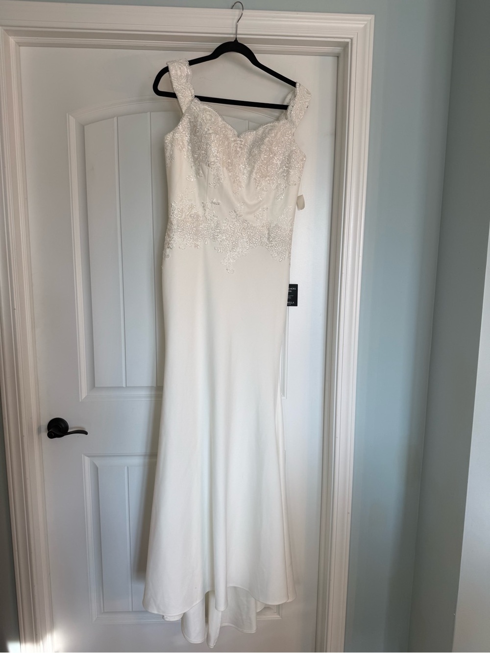 Cinderella White Satin Bridal Bodice Dress